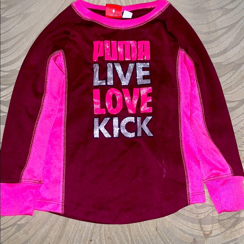 Very nice girls puma shirt.